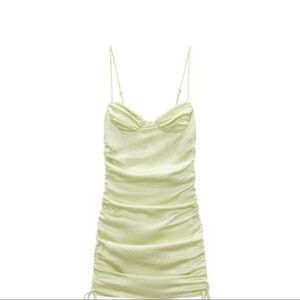 Zara Light Green Mini Dress